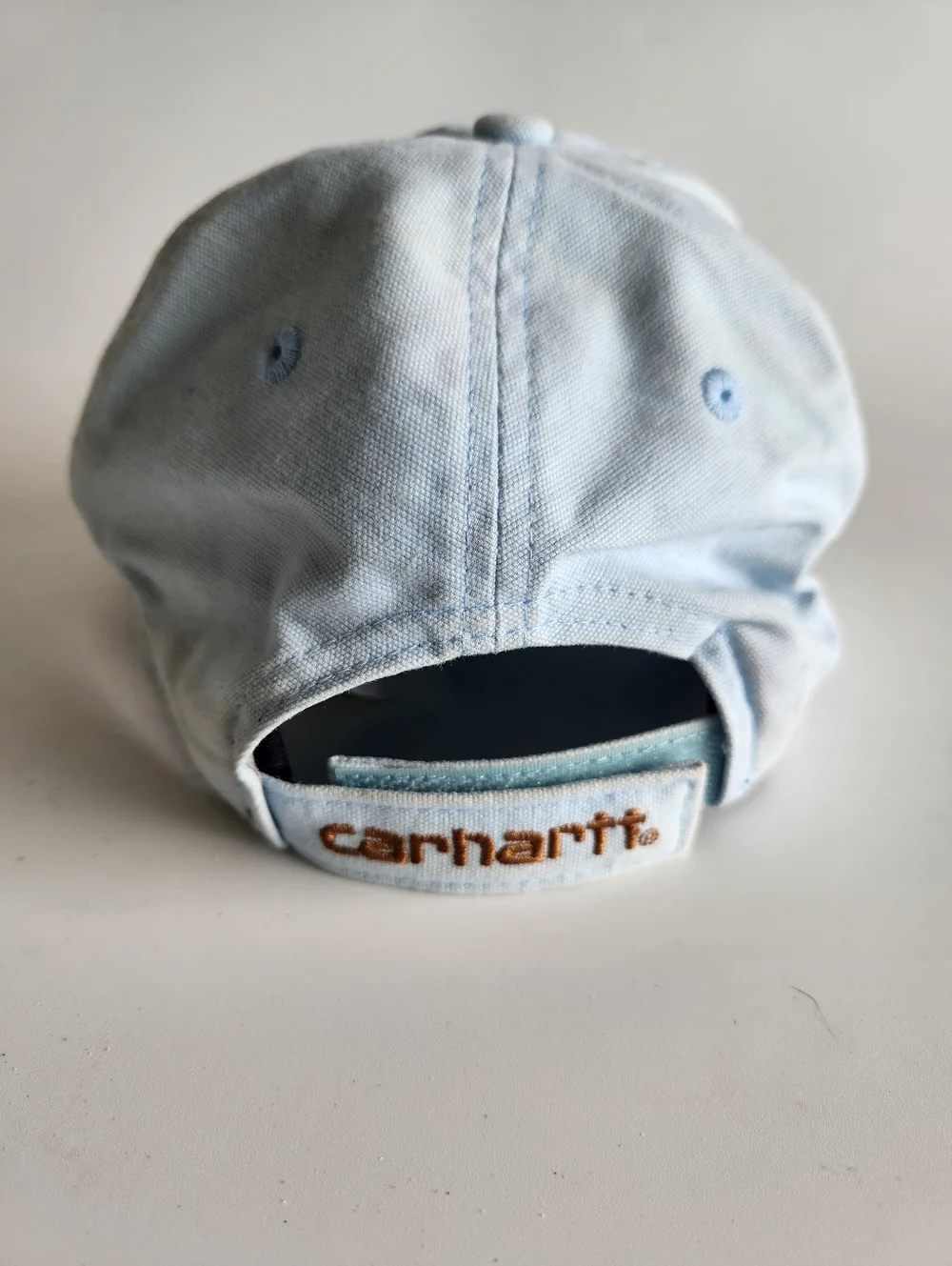(2) Carhartt Patch Logo Adjustable Baseball Hats Caps Lot Workwear Outdoor
